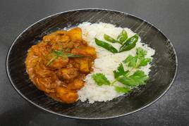 Lion Mane Curry Rice